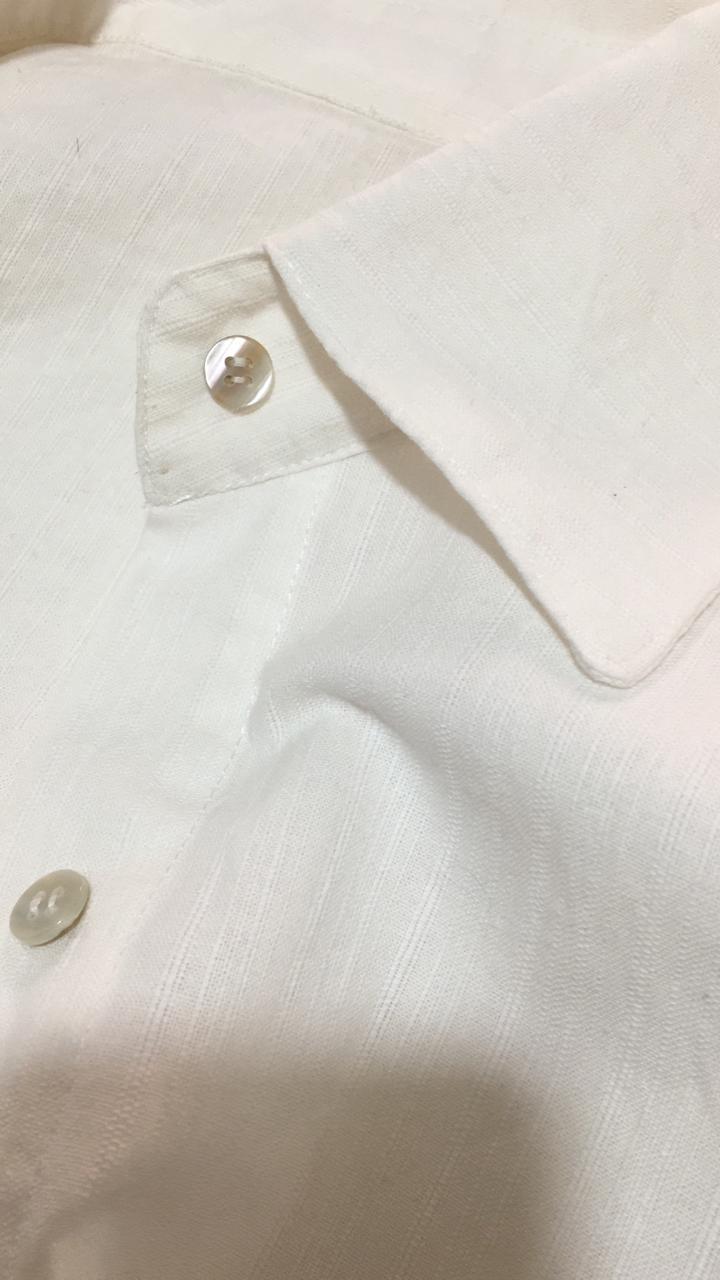 Chemise Tecido Cambraia Premium de Algodão c/ Linho - Image 7